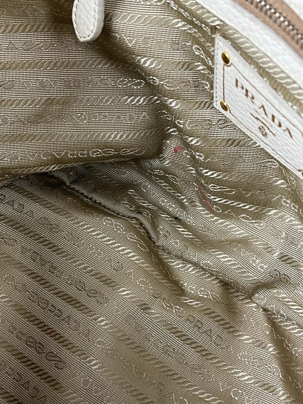 Prada Jacquard Canvas Satchel Tasche