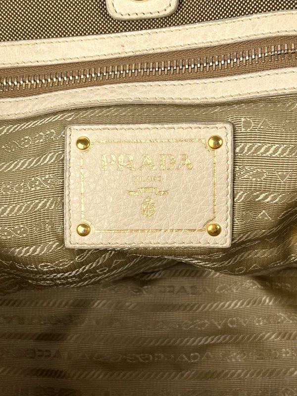 Prada Jacquard Canvas Satchel Tasche