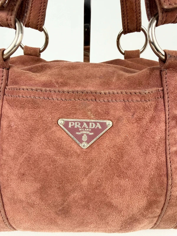 Prada wildleder rot neu
