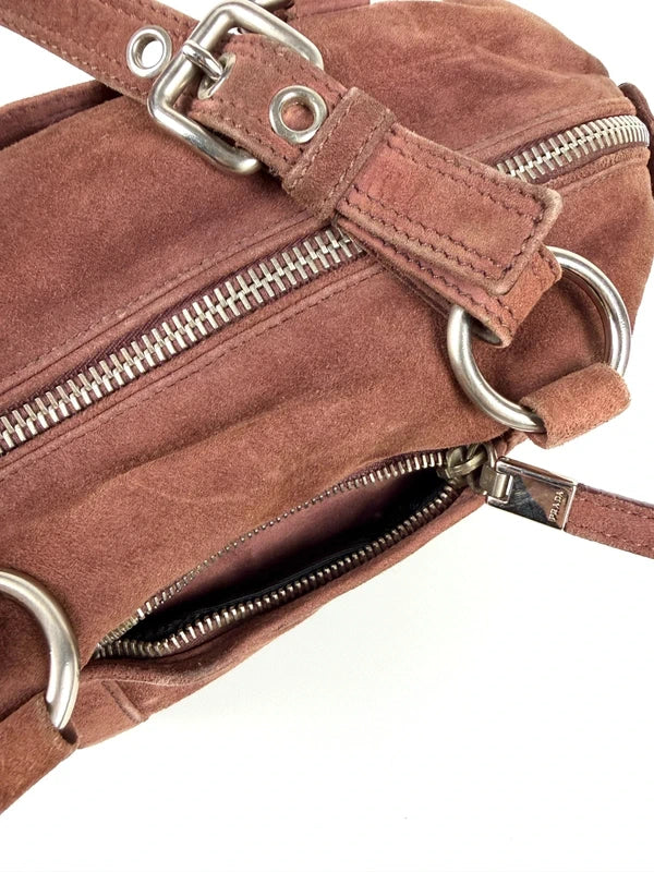 Prada wildleder rot neu