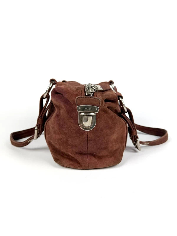 Prada wildleder rot neu