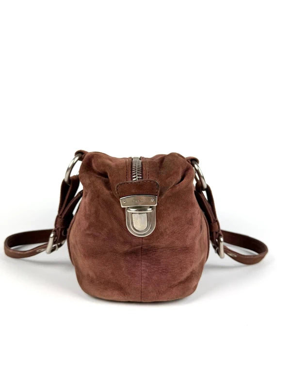 Prada wildleder rot neu