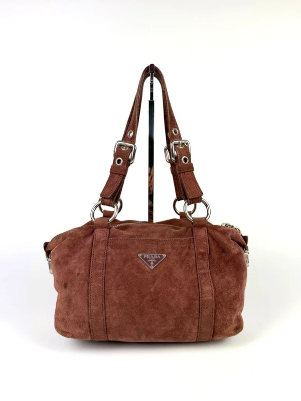 Prada wildleder rot neu