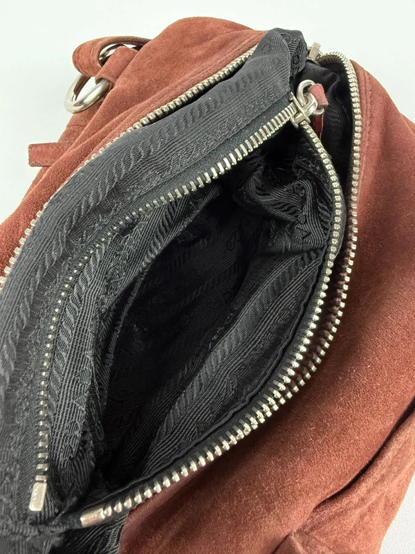 Prada wildleder rot neu