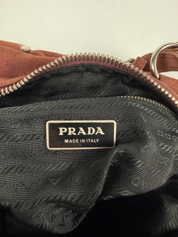 Prada wildleder rot neu