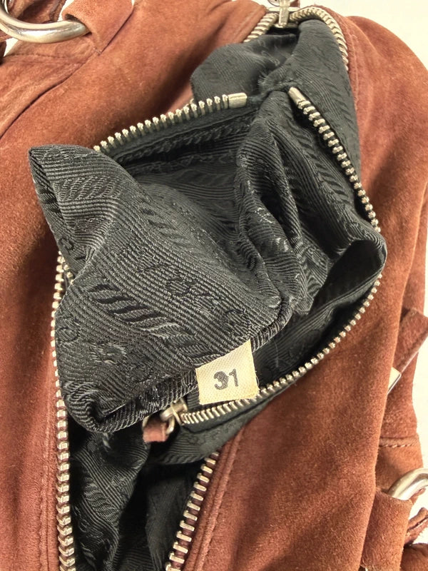 Prada wildleder rot neu