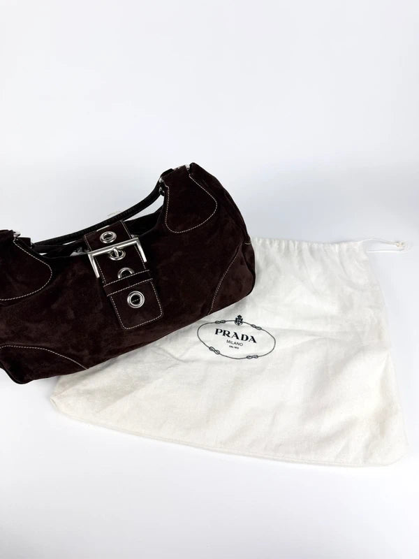 Prada Wildleder Tasche