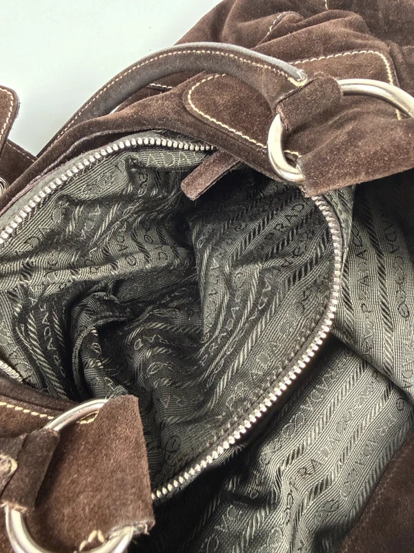Prada Wildleder Tasche