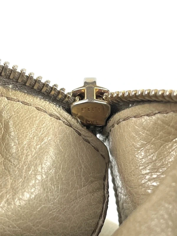 Miu Miu Vitello Lux Bow Satchel