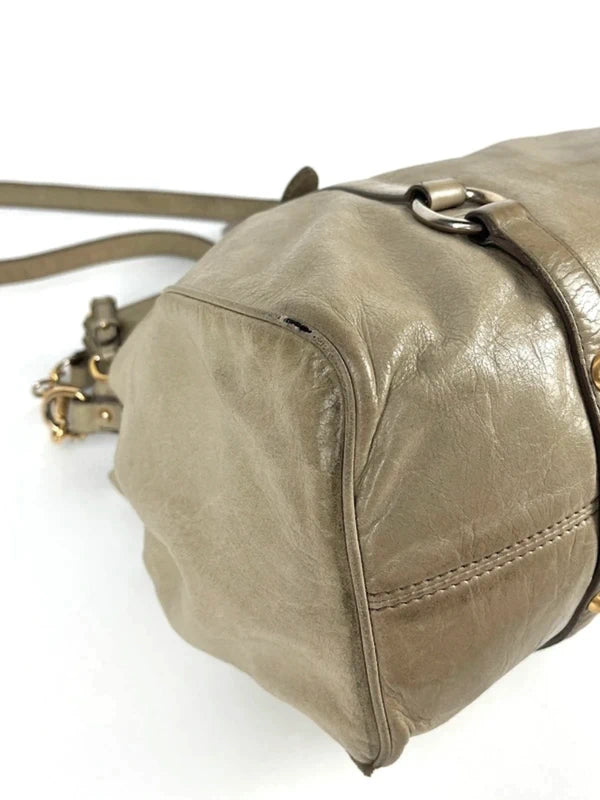 Miu Miu Vitello Lux Bow Satchel