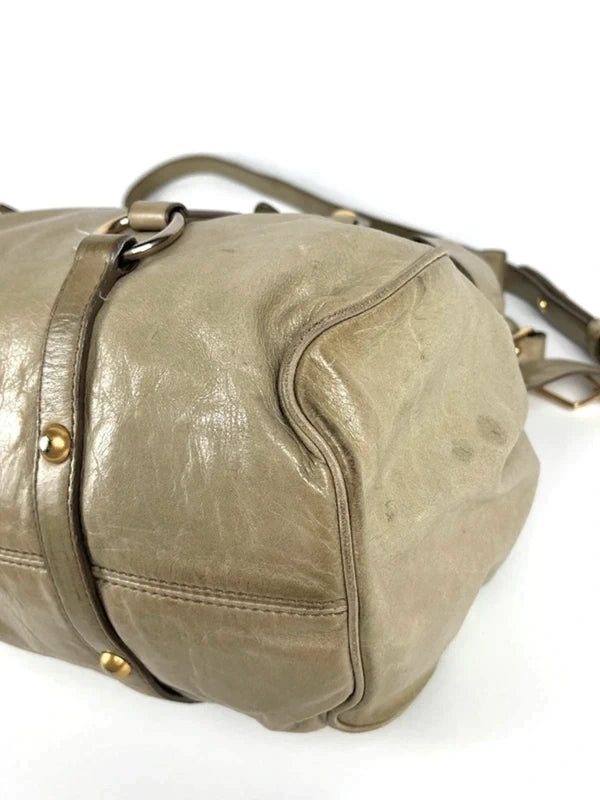 Miu Miu Vitello Lux Bow Satchel