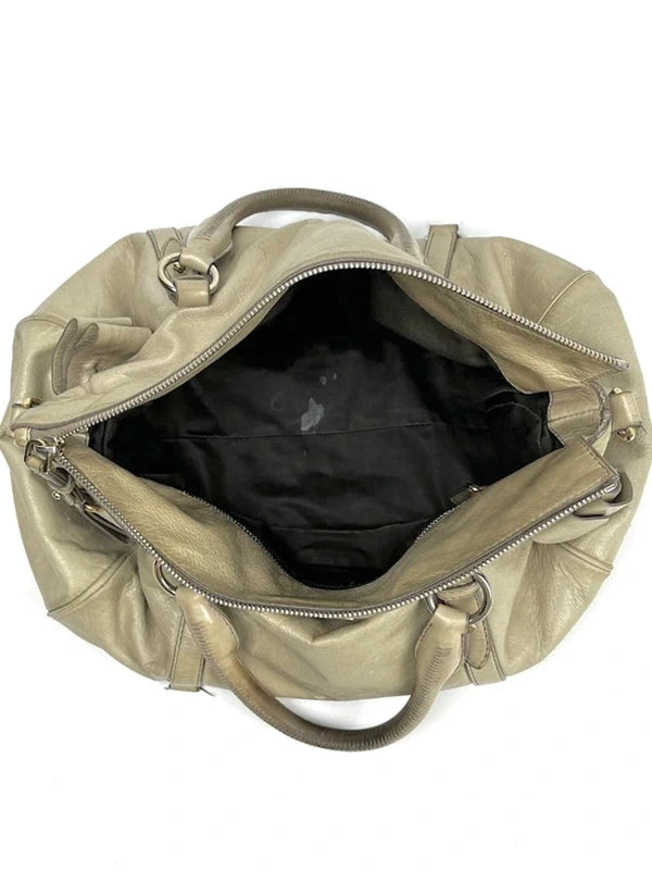 Miu Miu Vitello Lux Bow Satchel