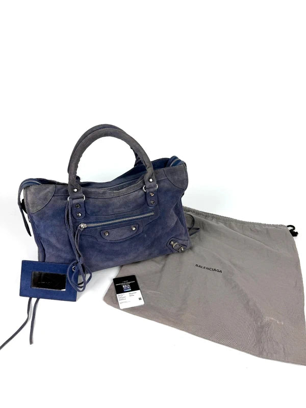 Balenciaga Le City Suede Lila