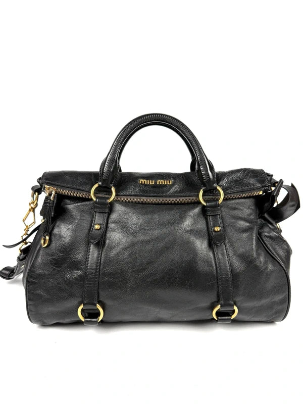 Miu Miu Vitello Lux Bow Bag