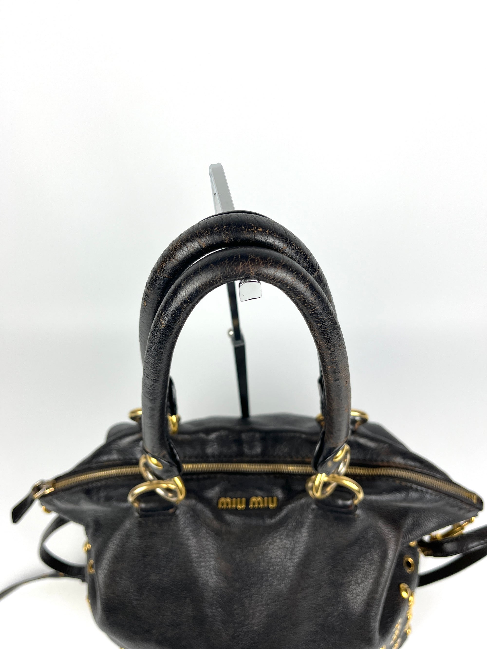 Miu Miu Studded Shopper