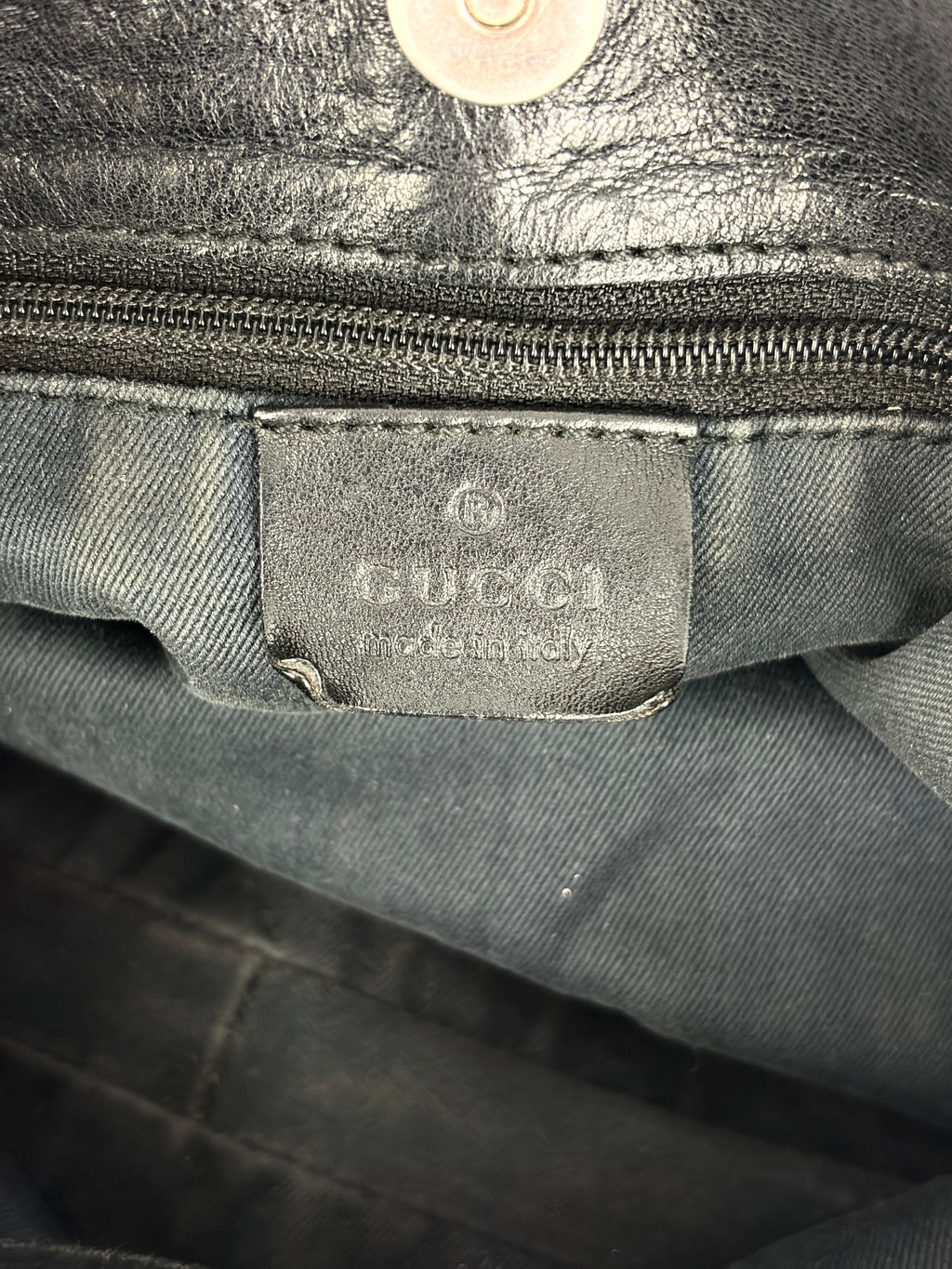 Gucci Horsebit GG Canvas Shoulder Bag
