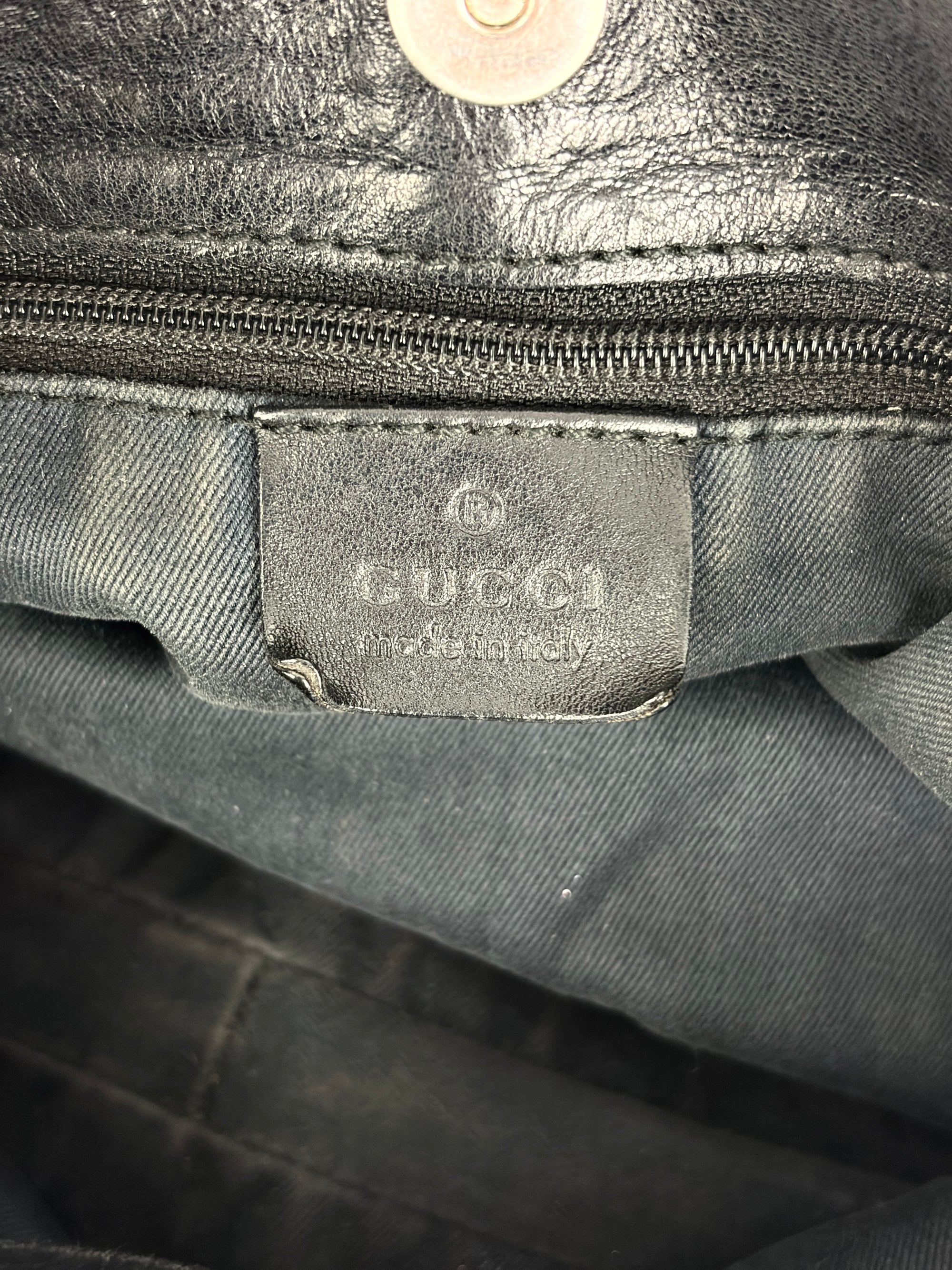 Gucci Horsebit GG Canvas Shoulder Bag