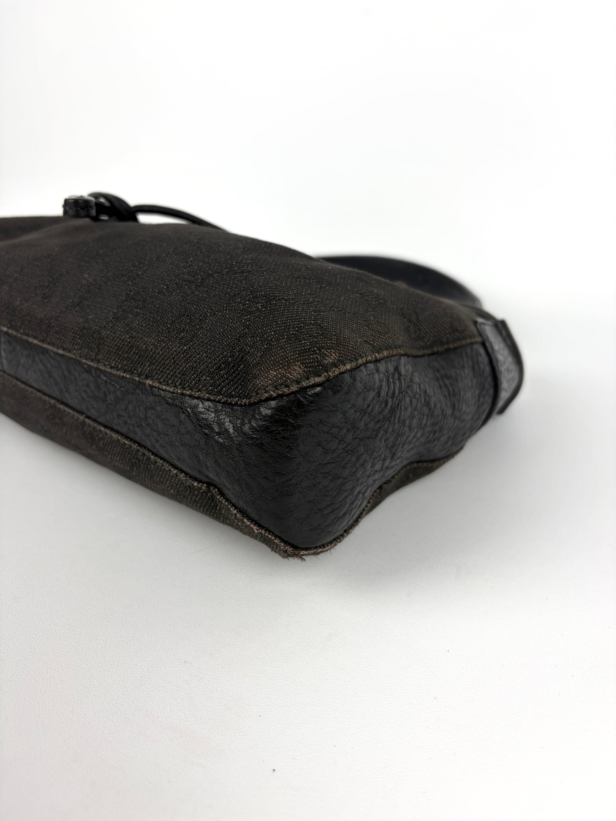 Gucci Horsebit GG Canvas Shoulder Bag