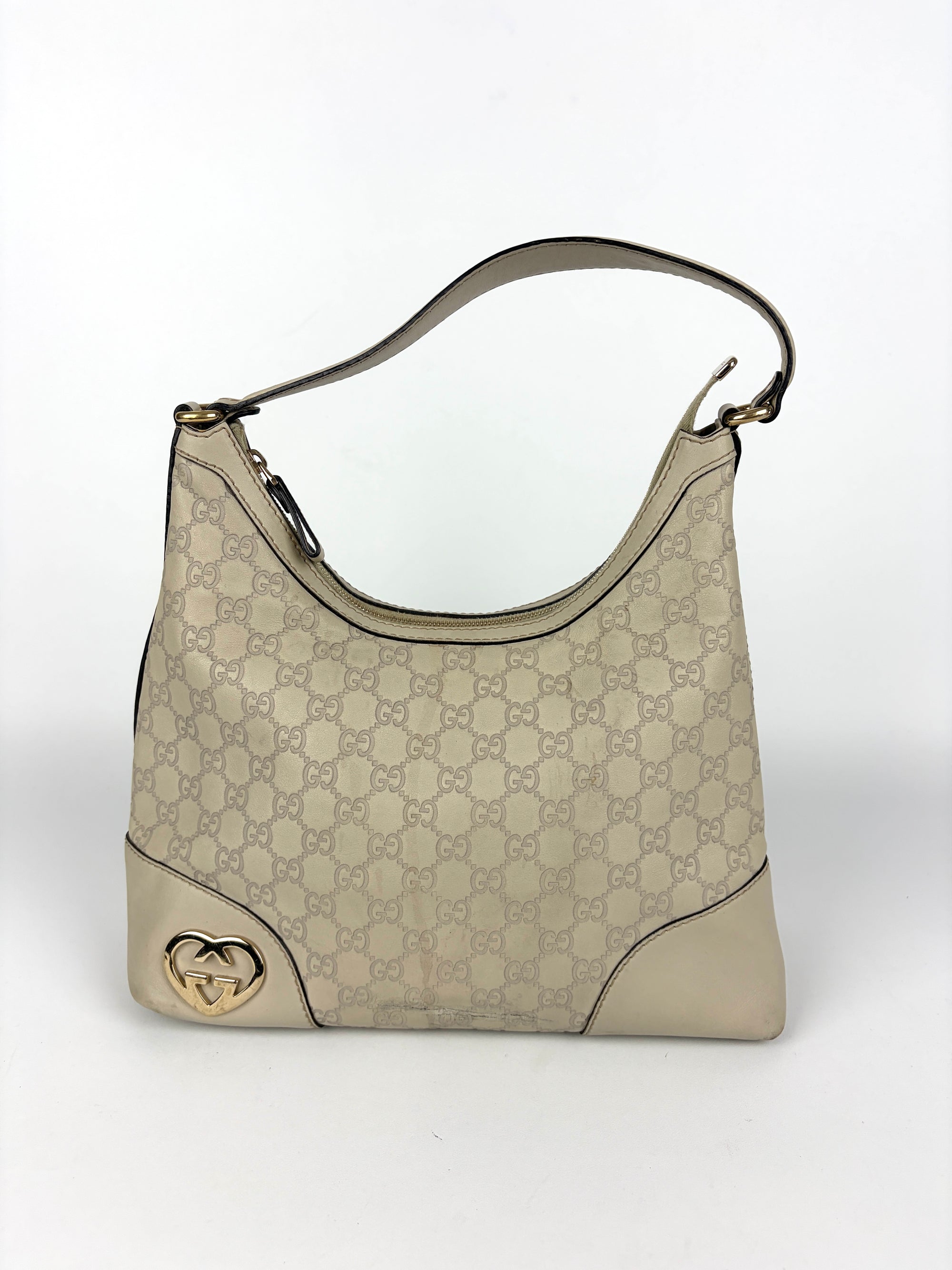Gucci Guccissima Lovely Heart Hobo