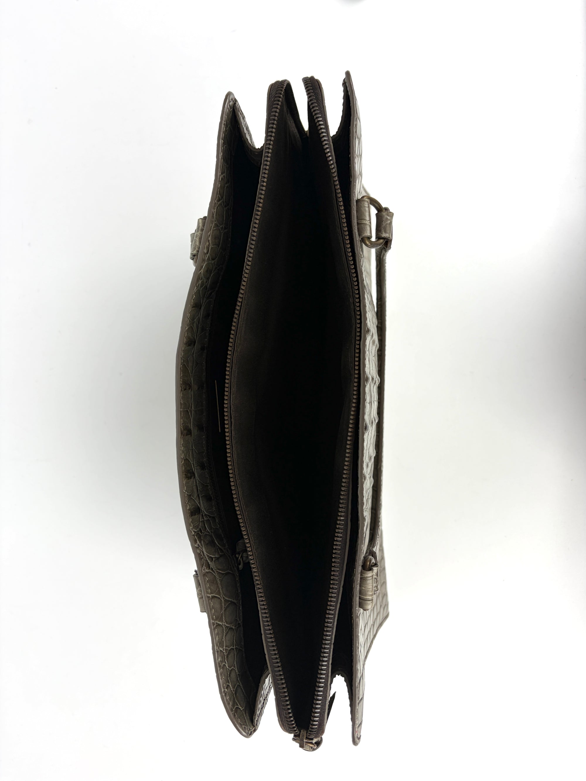 Miu Miu crocodile-effect handbag