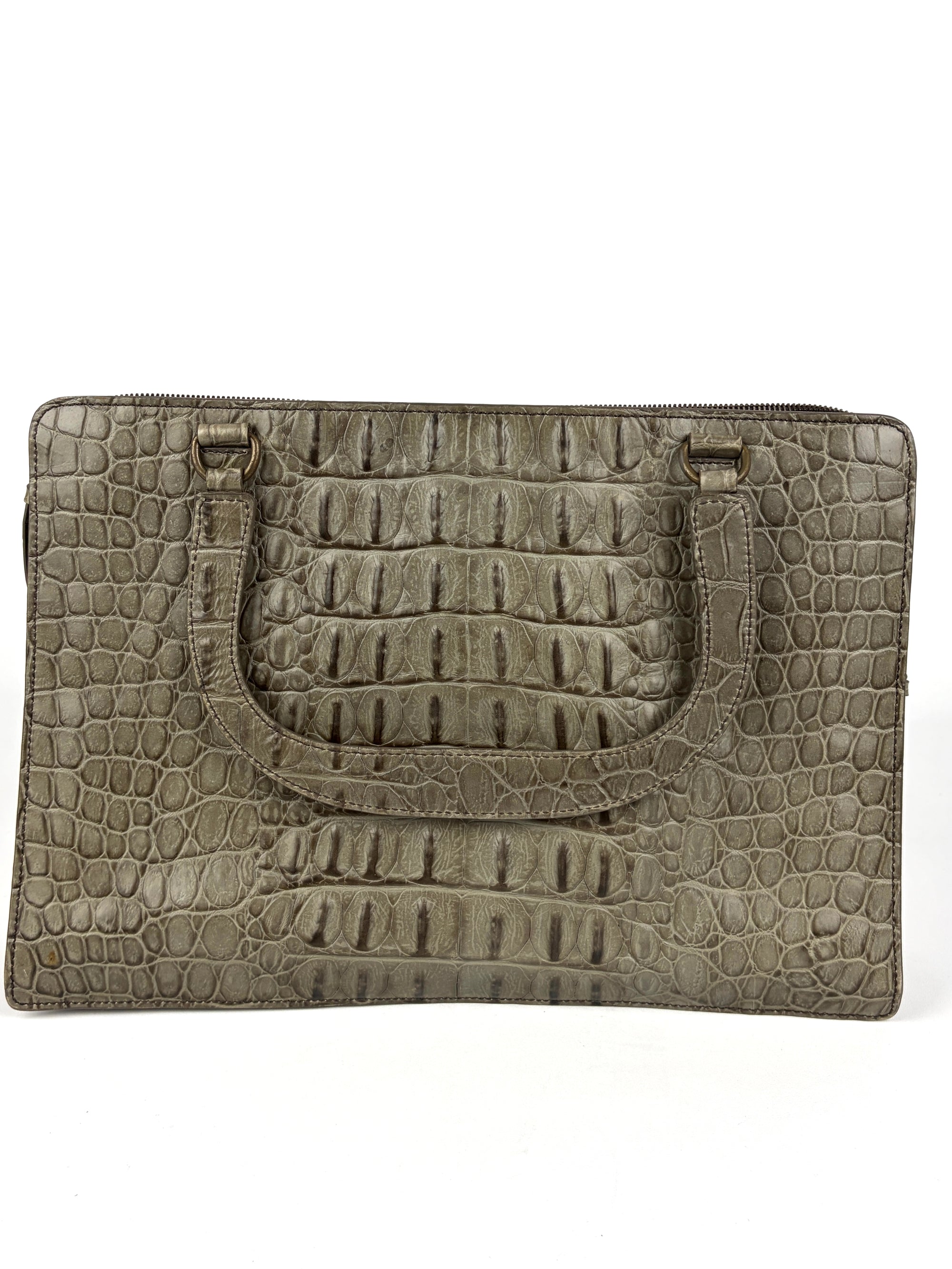 Miu Miu crocodile-effect handbag