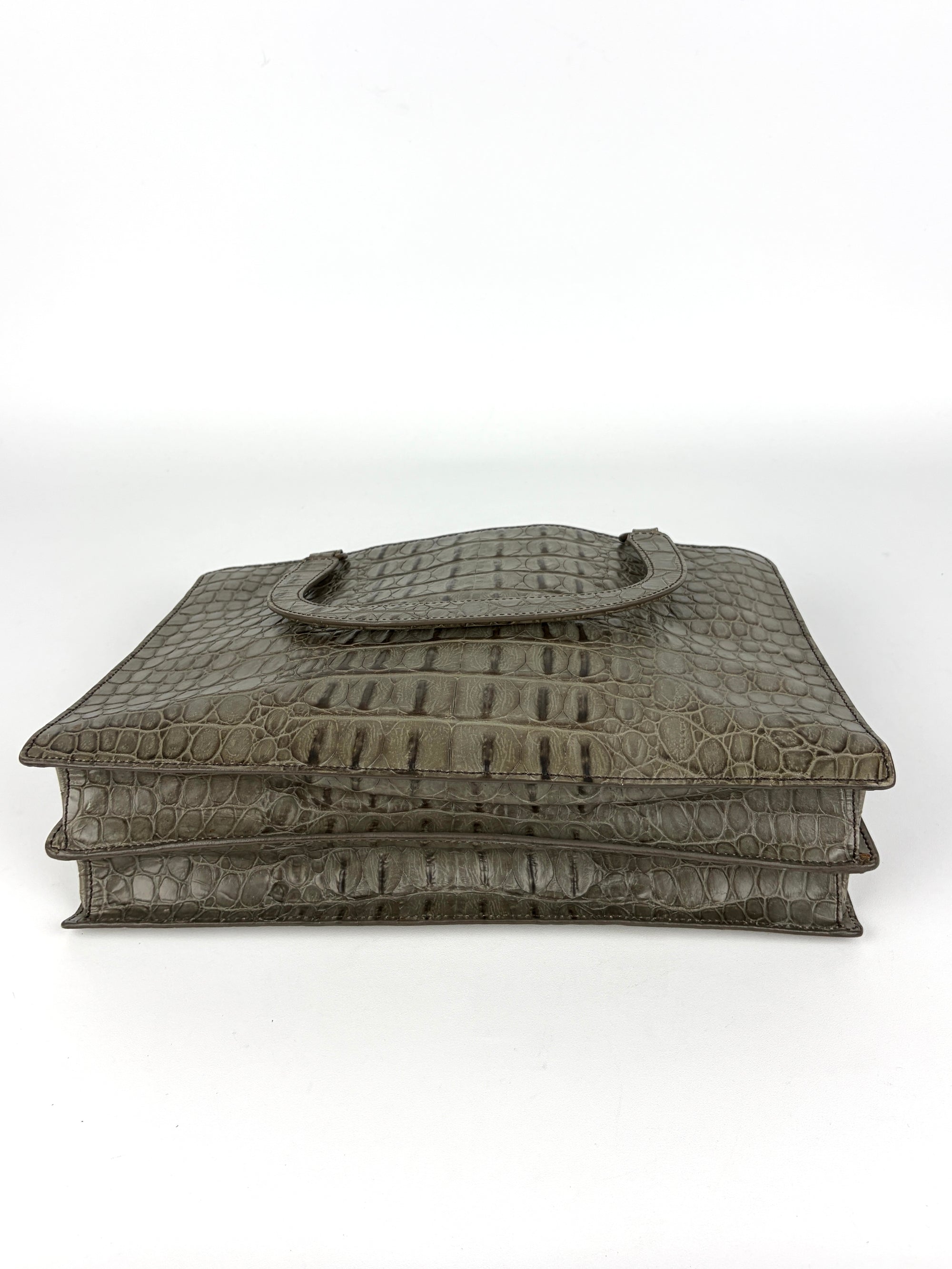 Miu Miu crocodile-effect handbag