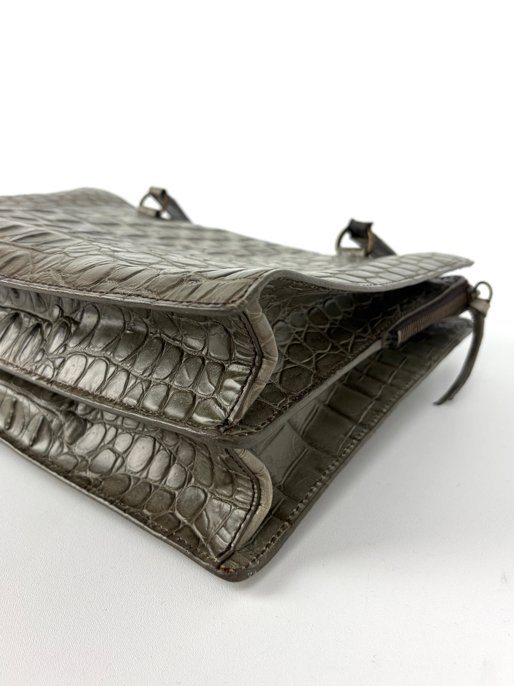 Miu Miu crocodile-effect handbag