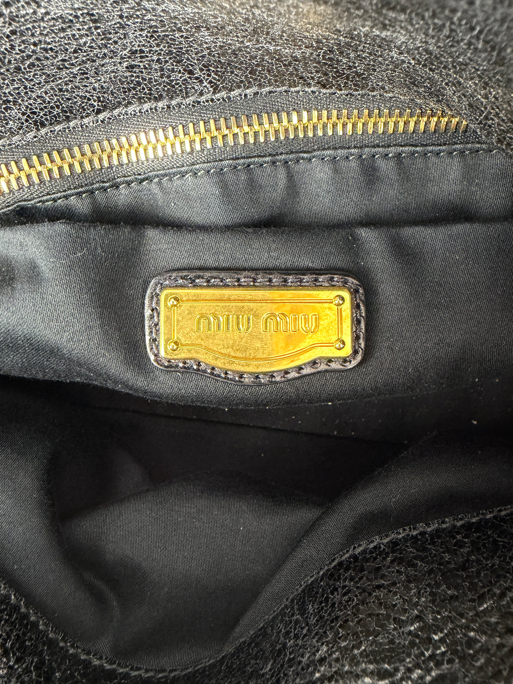 Miu Miu Vitello Lux 2-way Bow Satchel