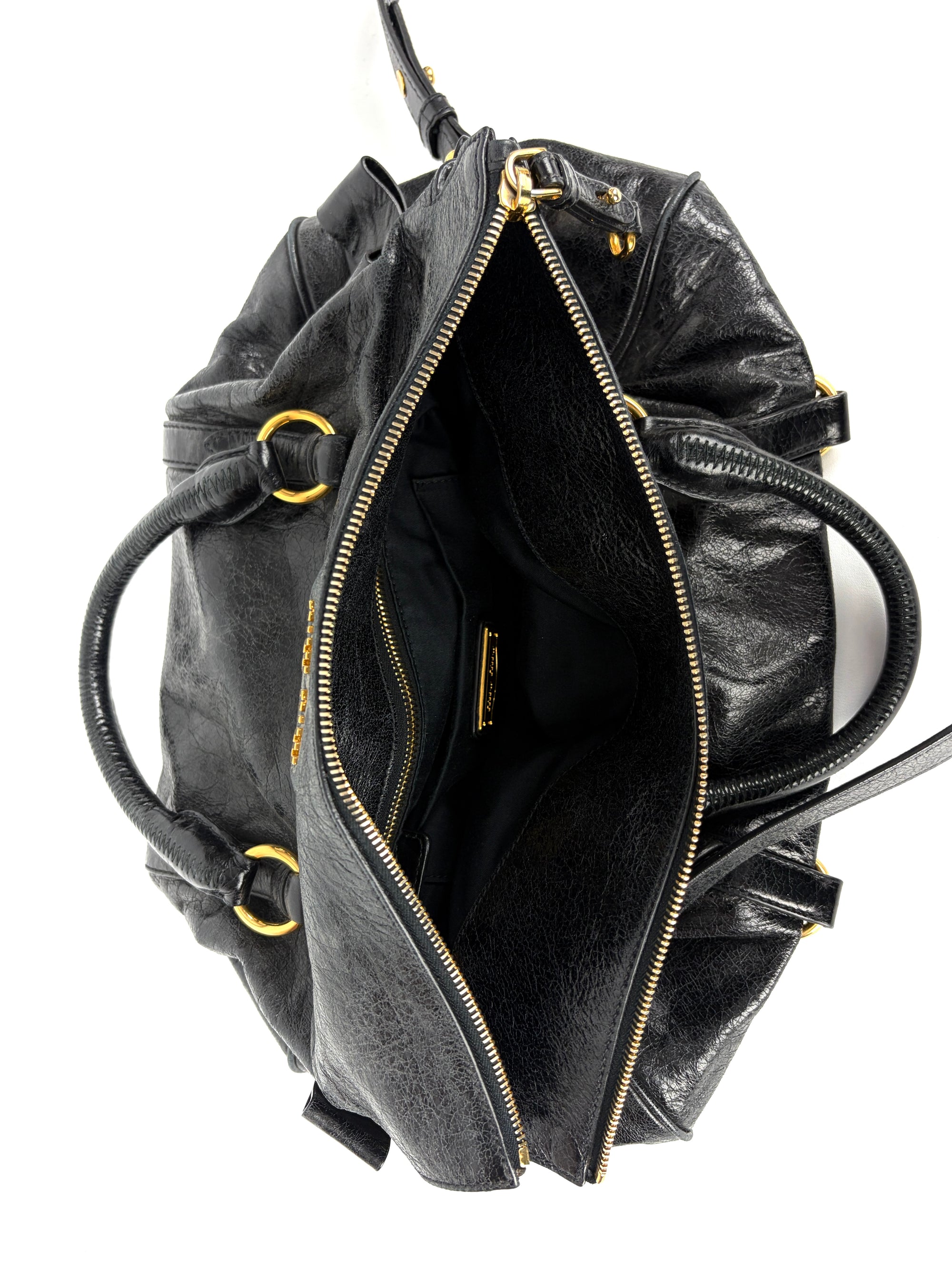 Miu Miu Vitello Lux 2-way Bow Satchel