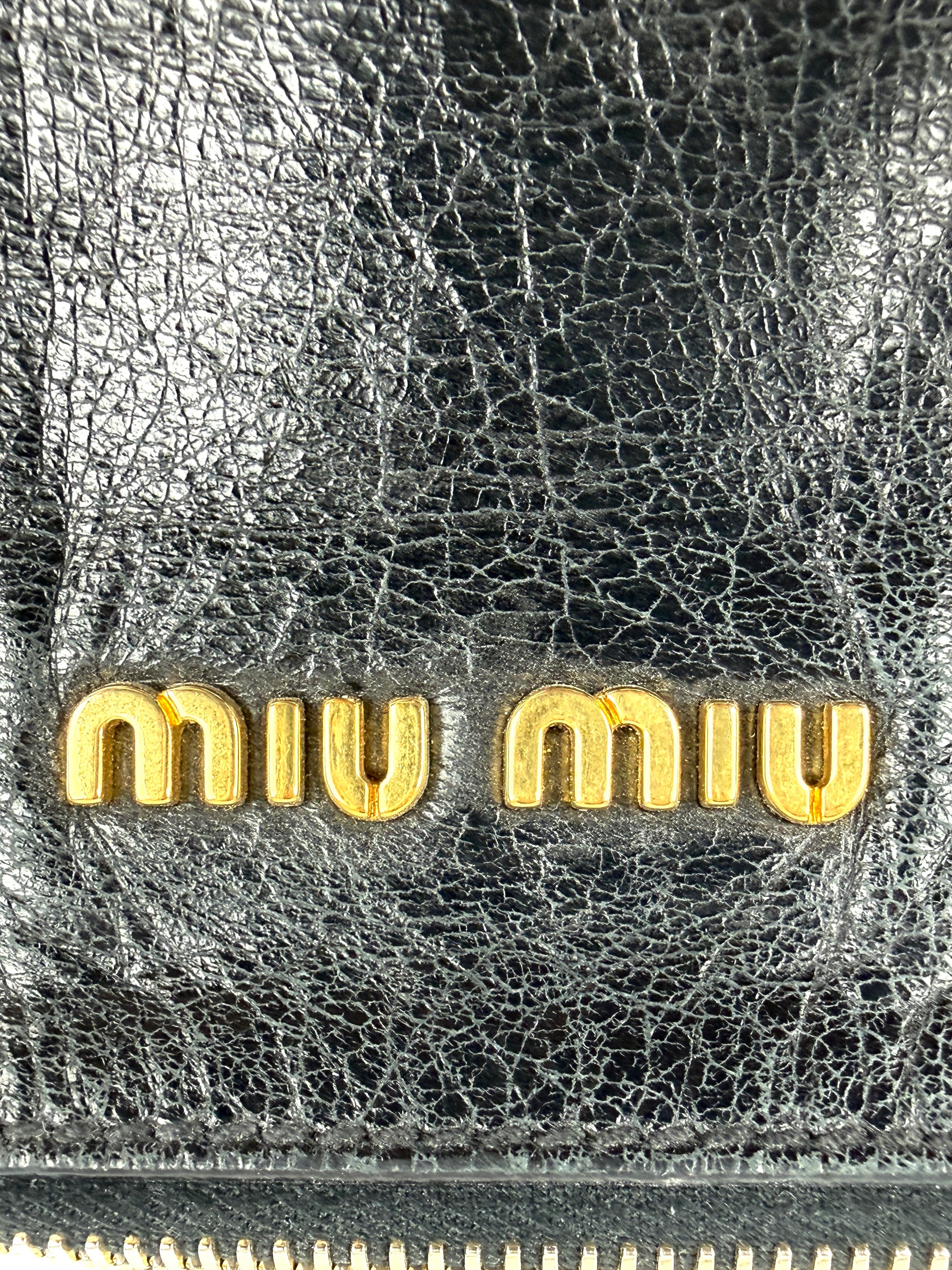 Miu Miu Vitello Lux 2-way Bow Satchel