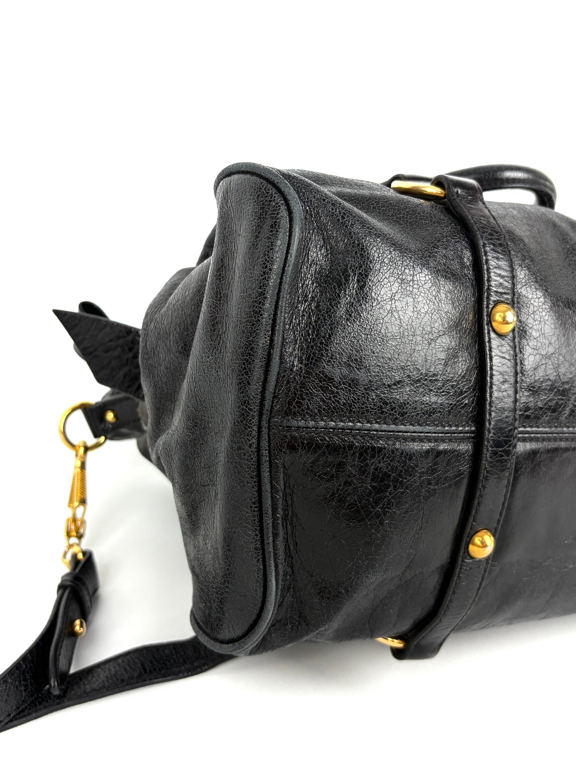 Miu Miu Vitello Lux 2-way Bow Satchel