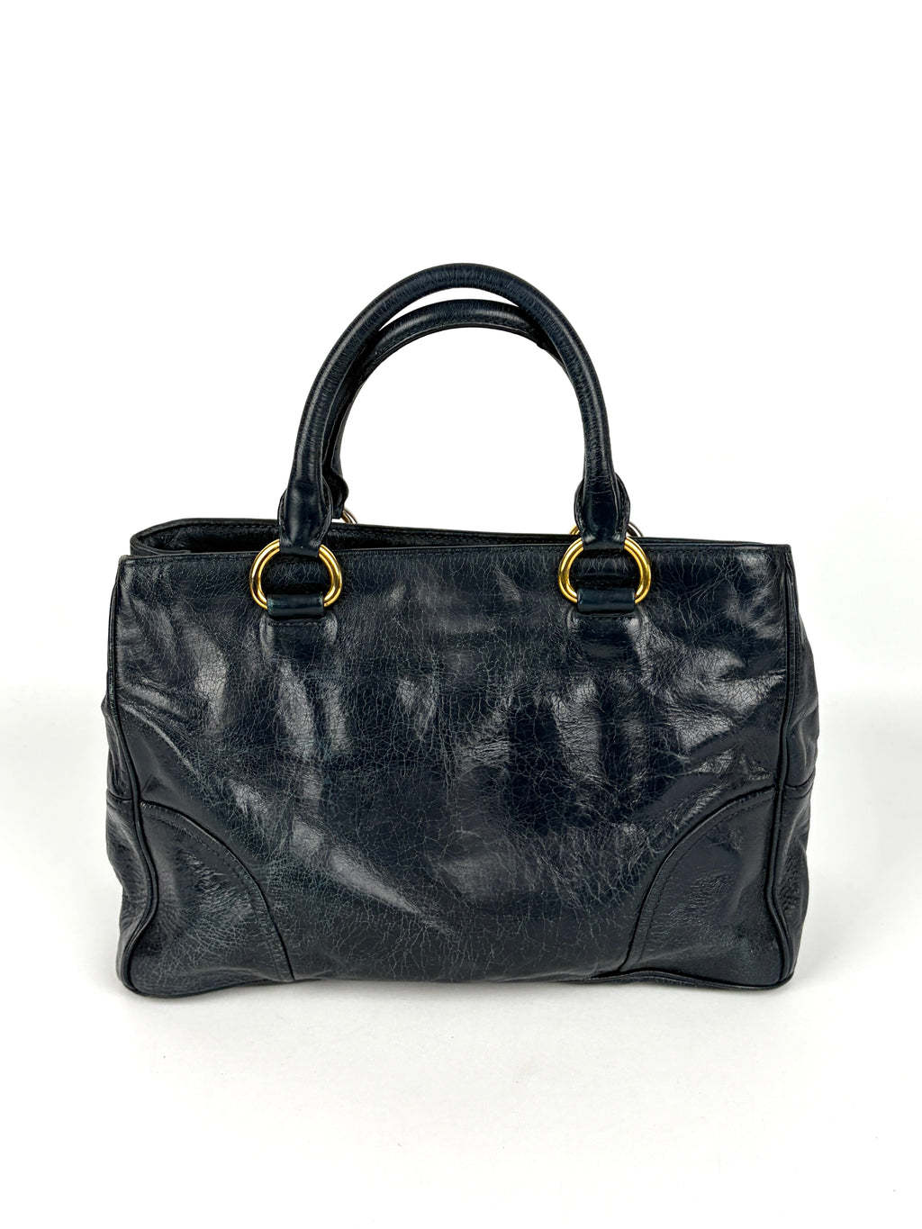 Miu Miu Vitello Shine Handbag