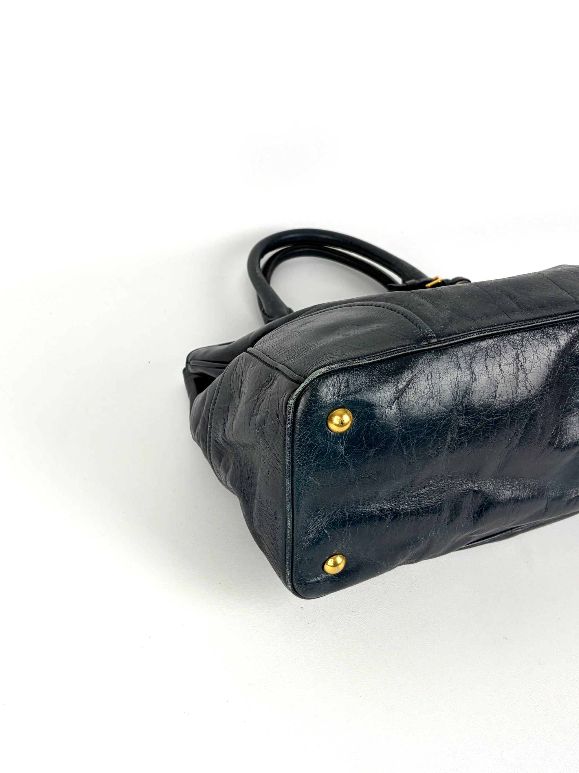 Miu Miu Vitello Shine Handbag