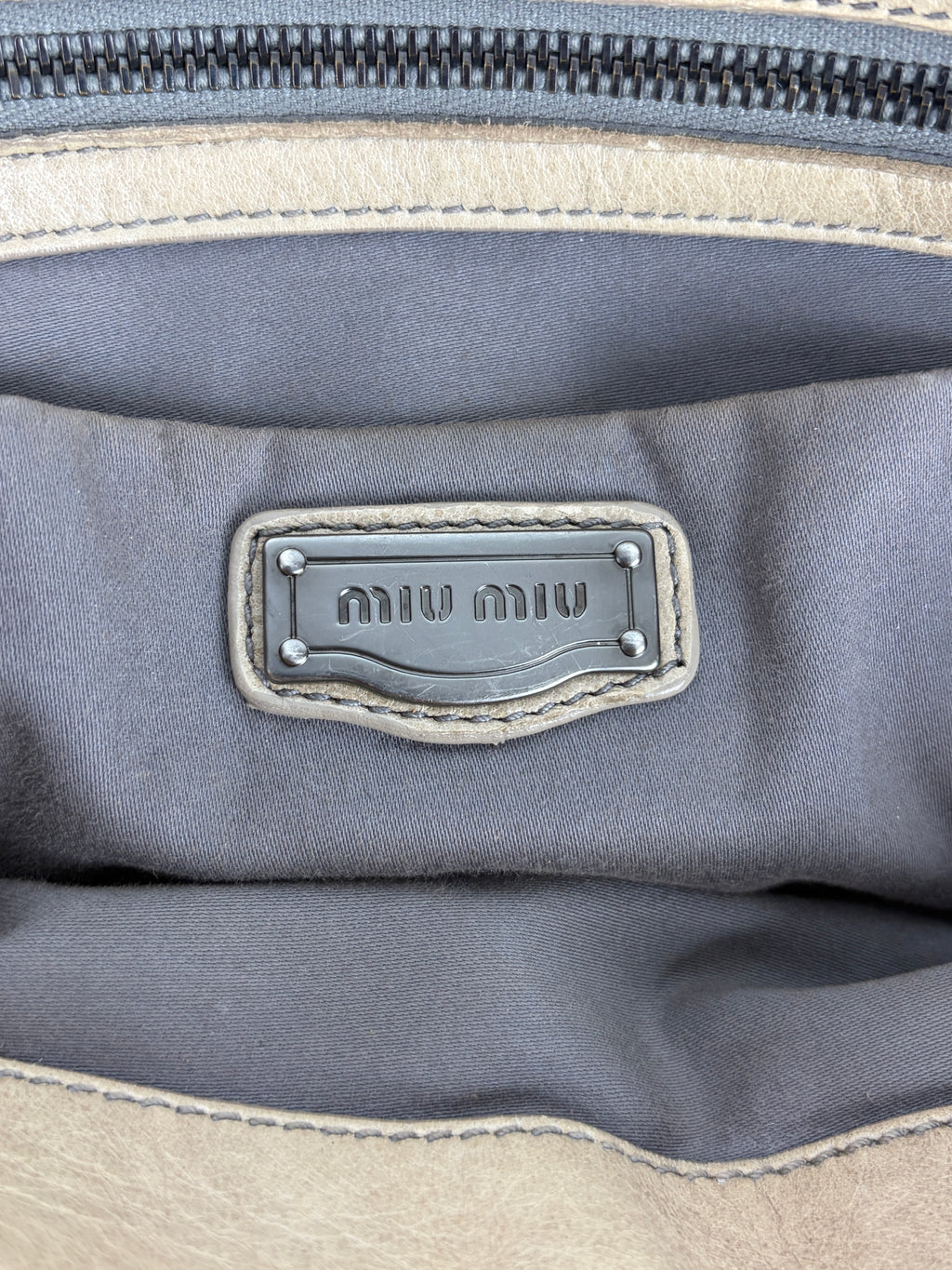 Miu Miu Vitello Tote