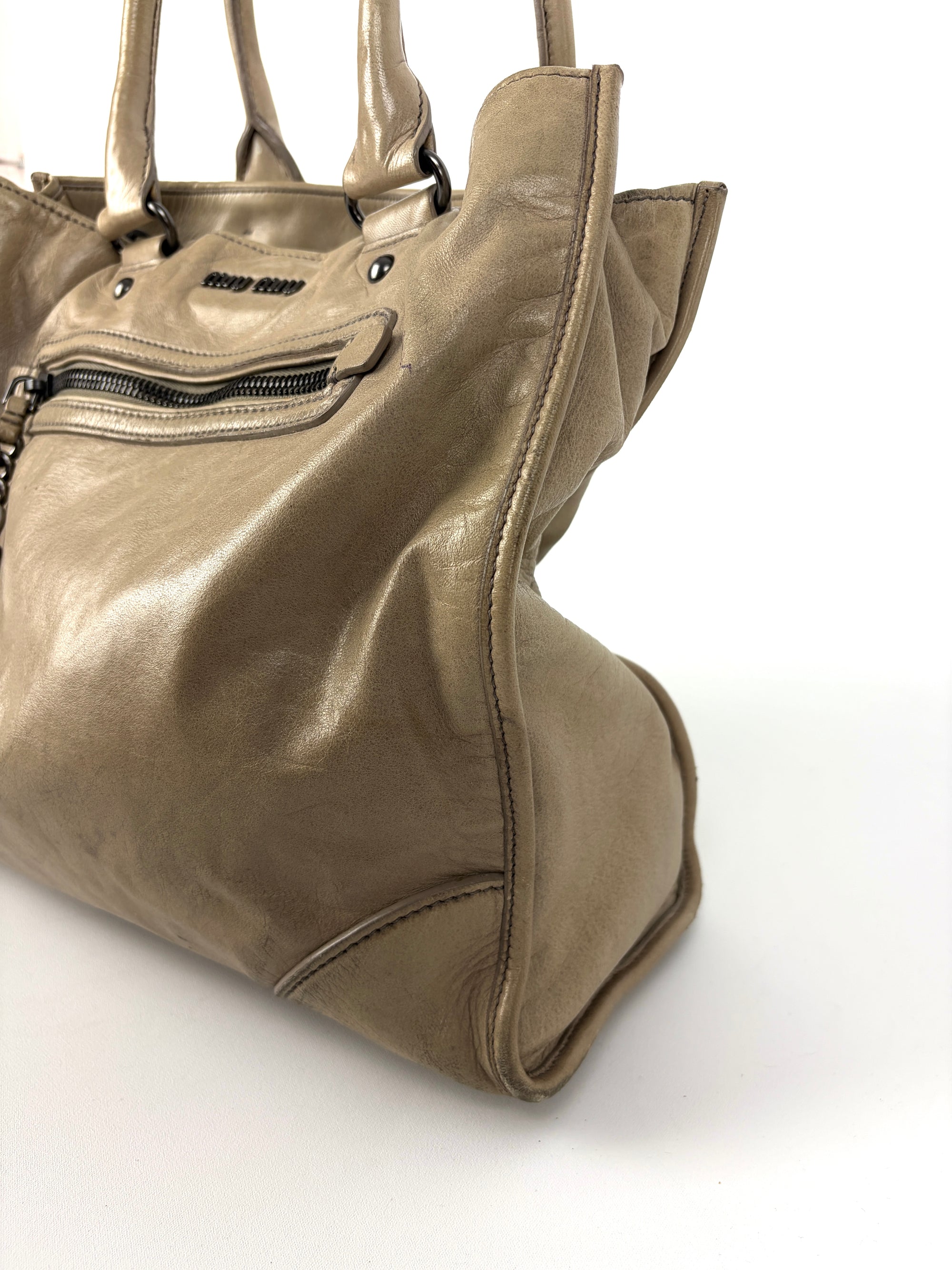 Miu Miu Vitello Tote