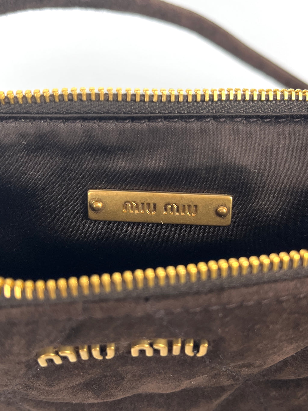 Miu Miu Suede Handbag