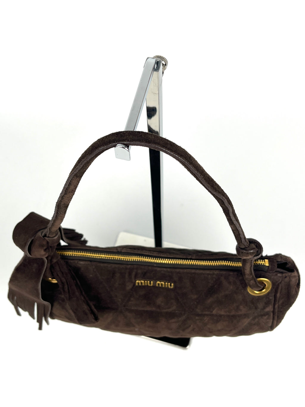Miu Miu Suede Handbag