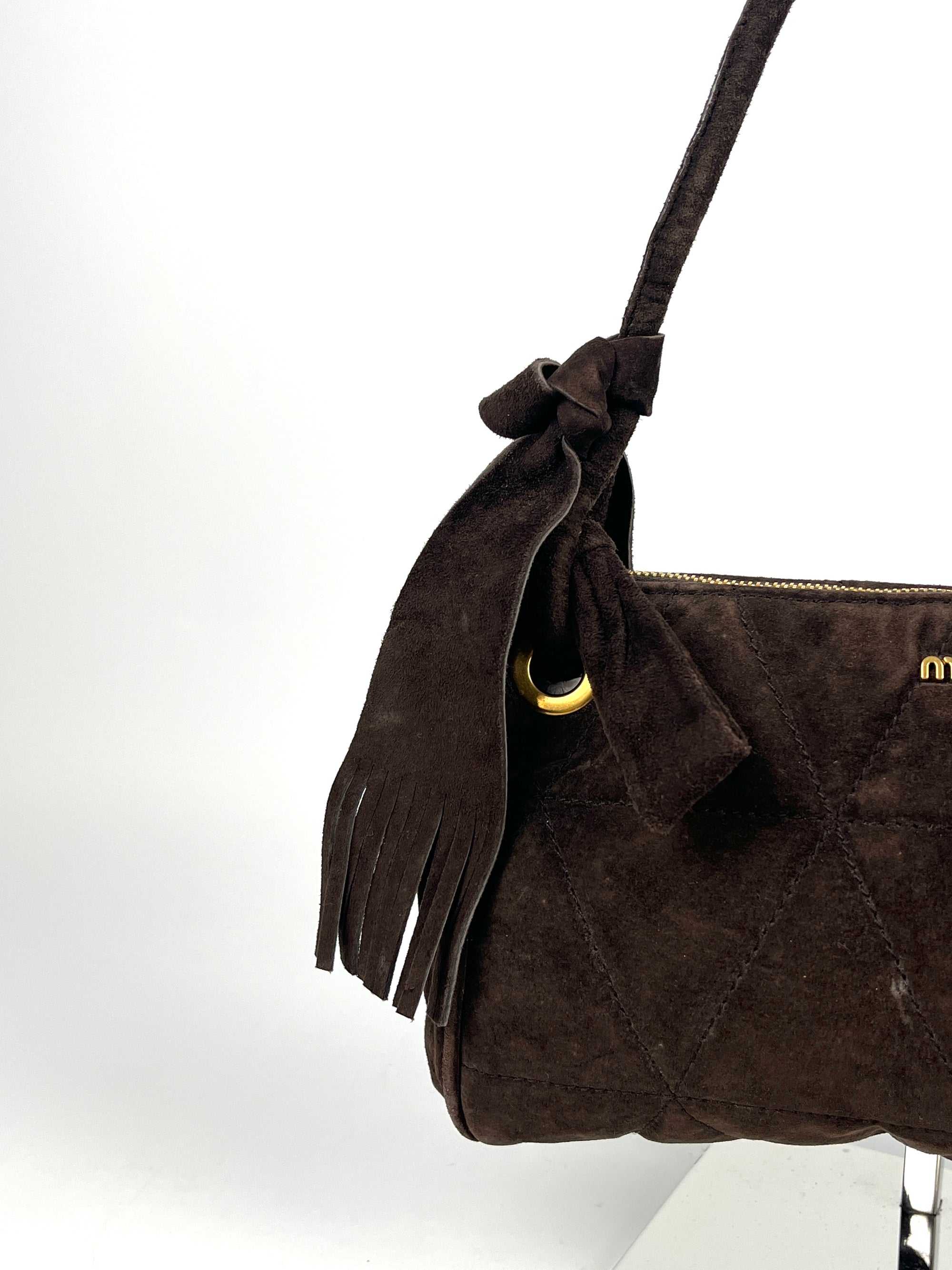 Miu Miu Suede Handbag