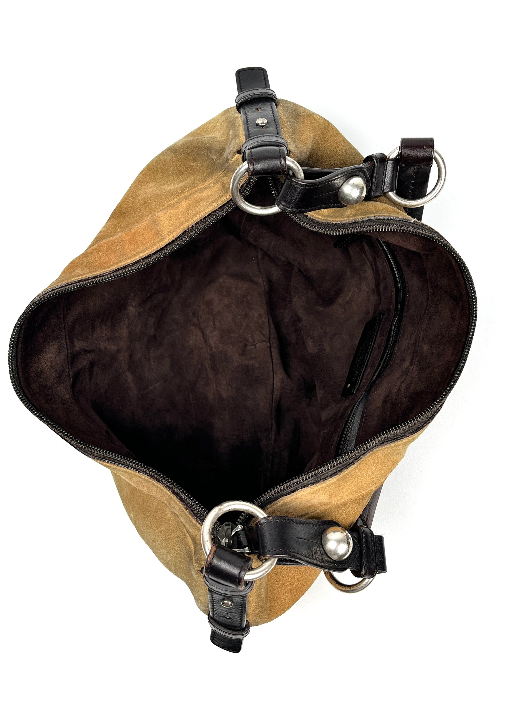 Yves Saint Laurent Suede Shoulder Bag