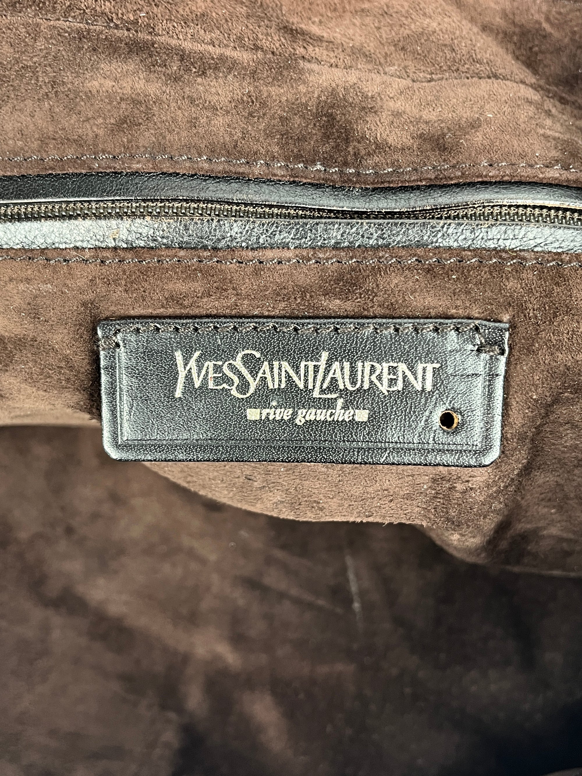 Yves Saint Laurent Suede Shoulder Bag