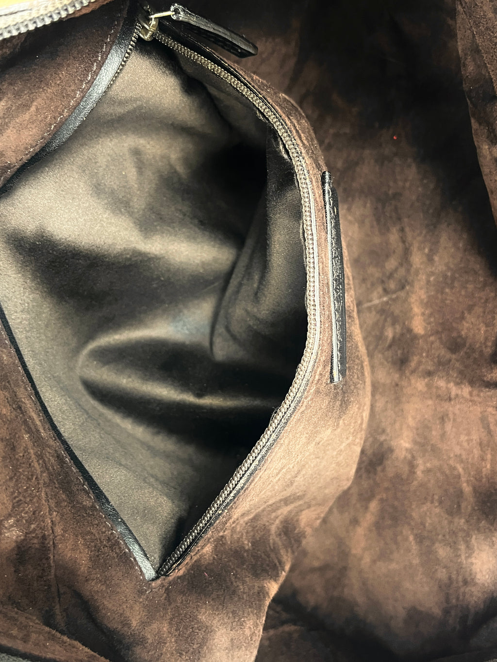 Yves Saint Laurent Suede Shoulder Bag
