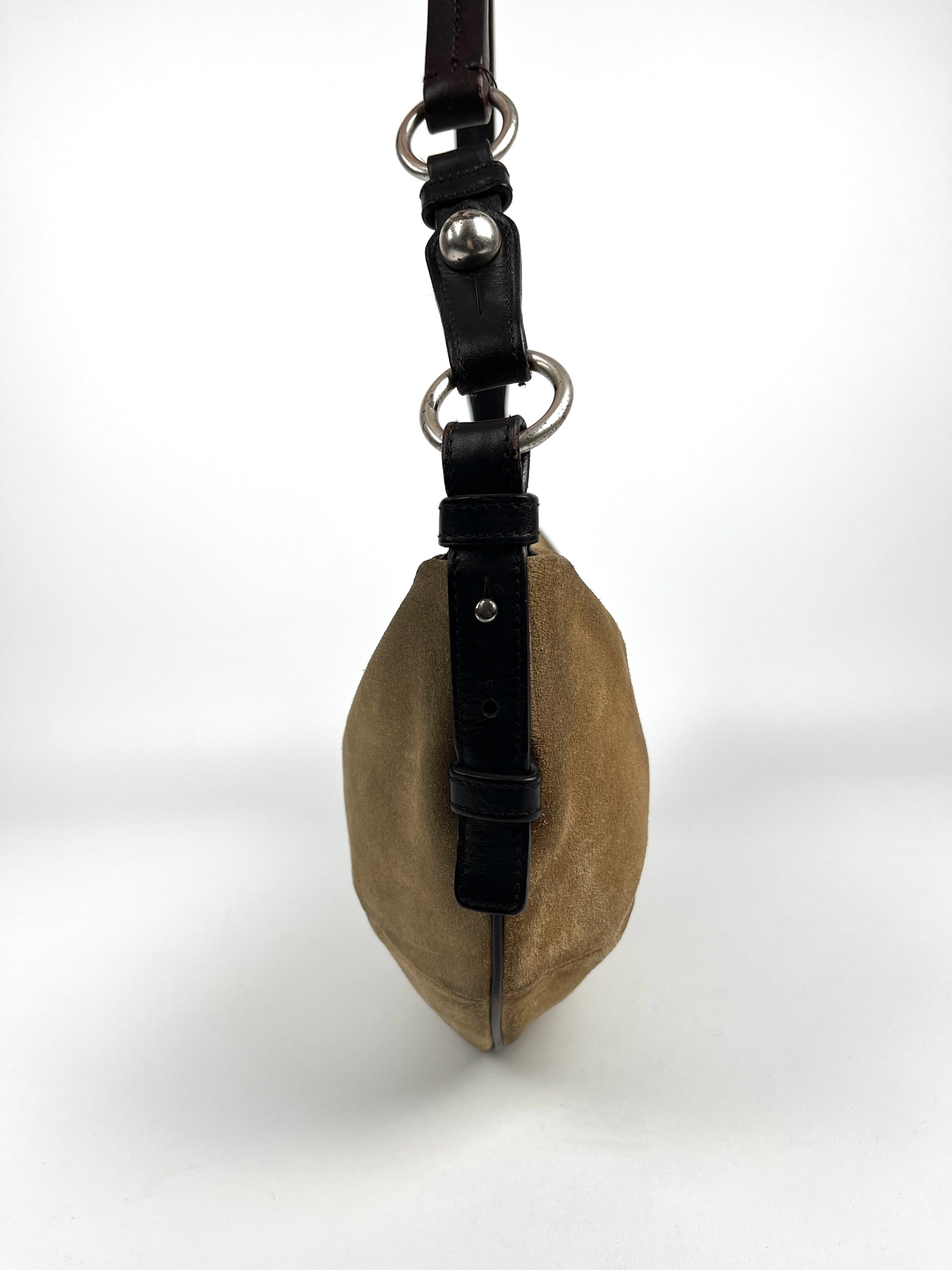 Yves Saint Laurent Suede Shoulder Bag