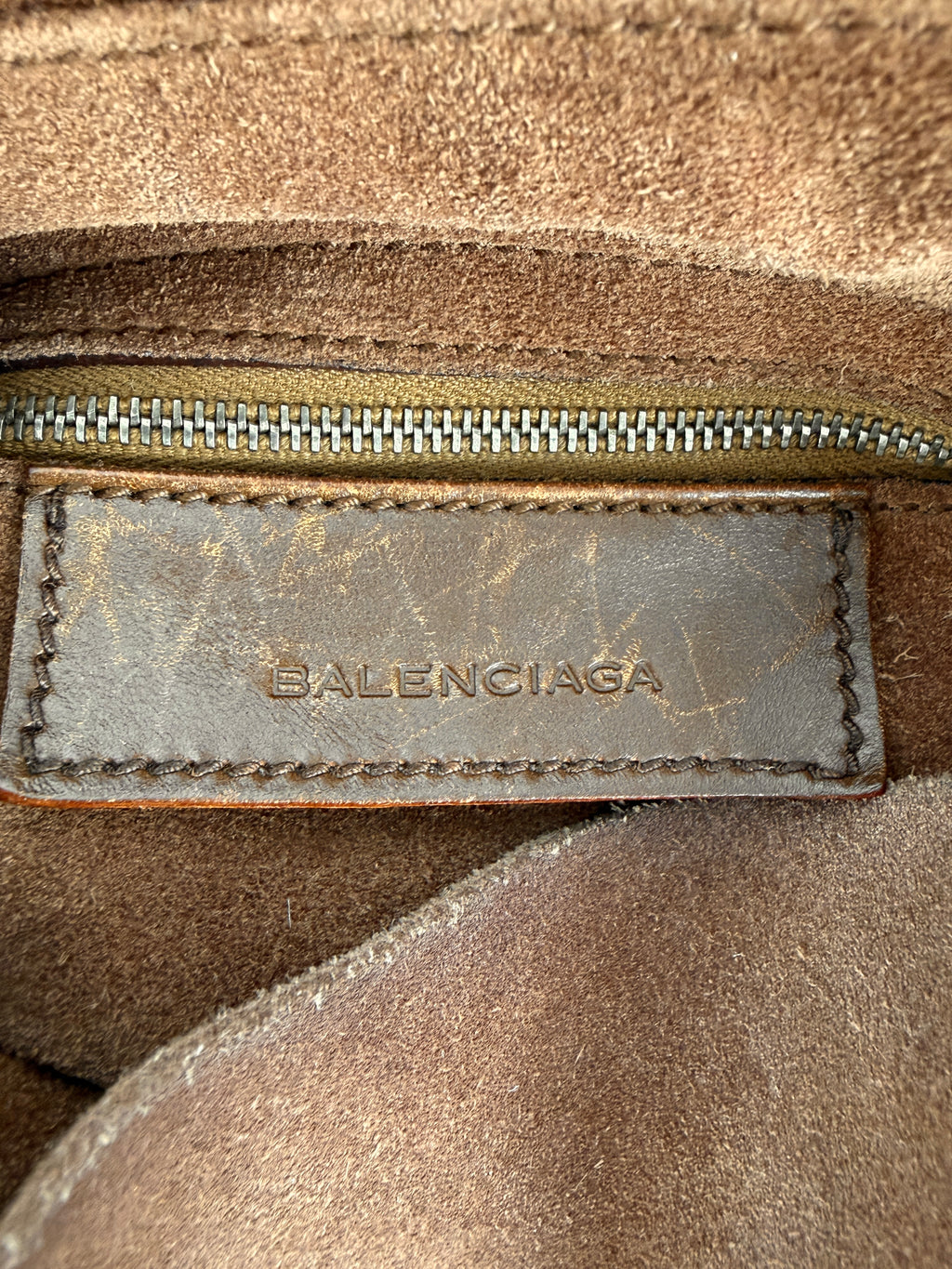Balenciaga Suede Hobo