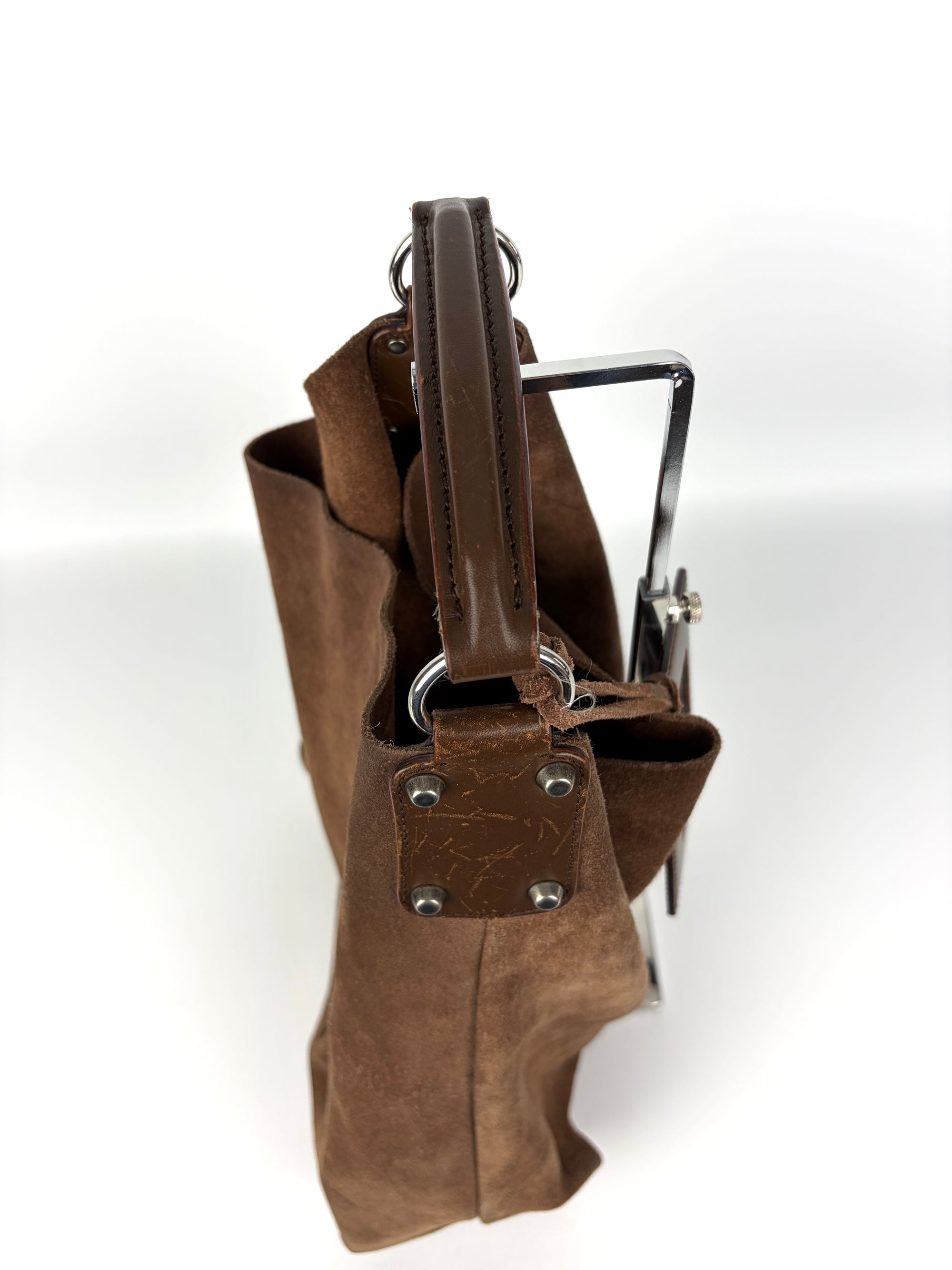 Balenciaga Suede Hobo