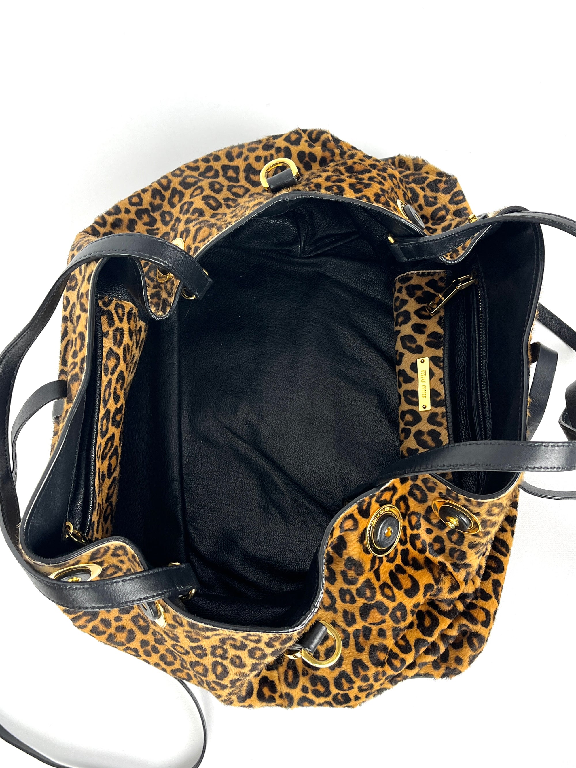 Miu Miu Leopard Print Bag