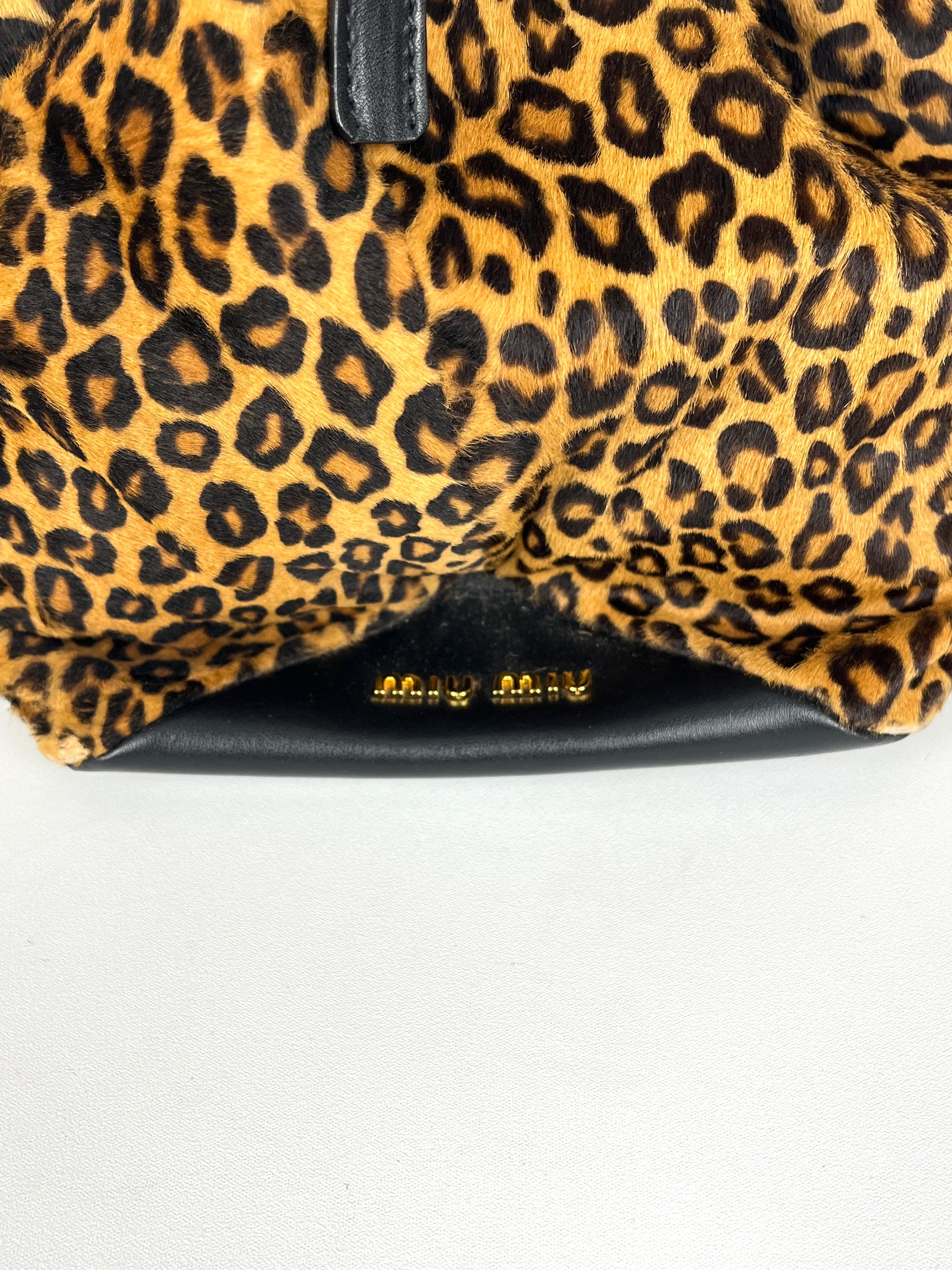 Miu Miu Leopard Print Bag