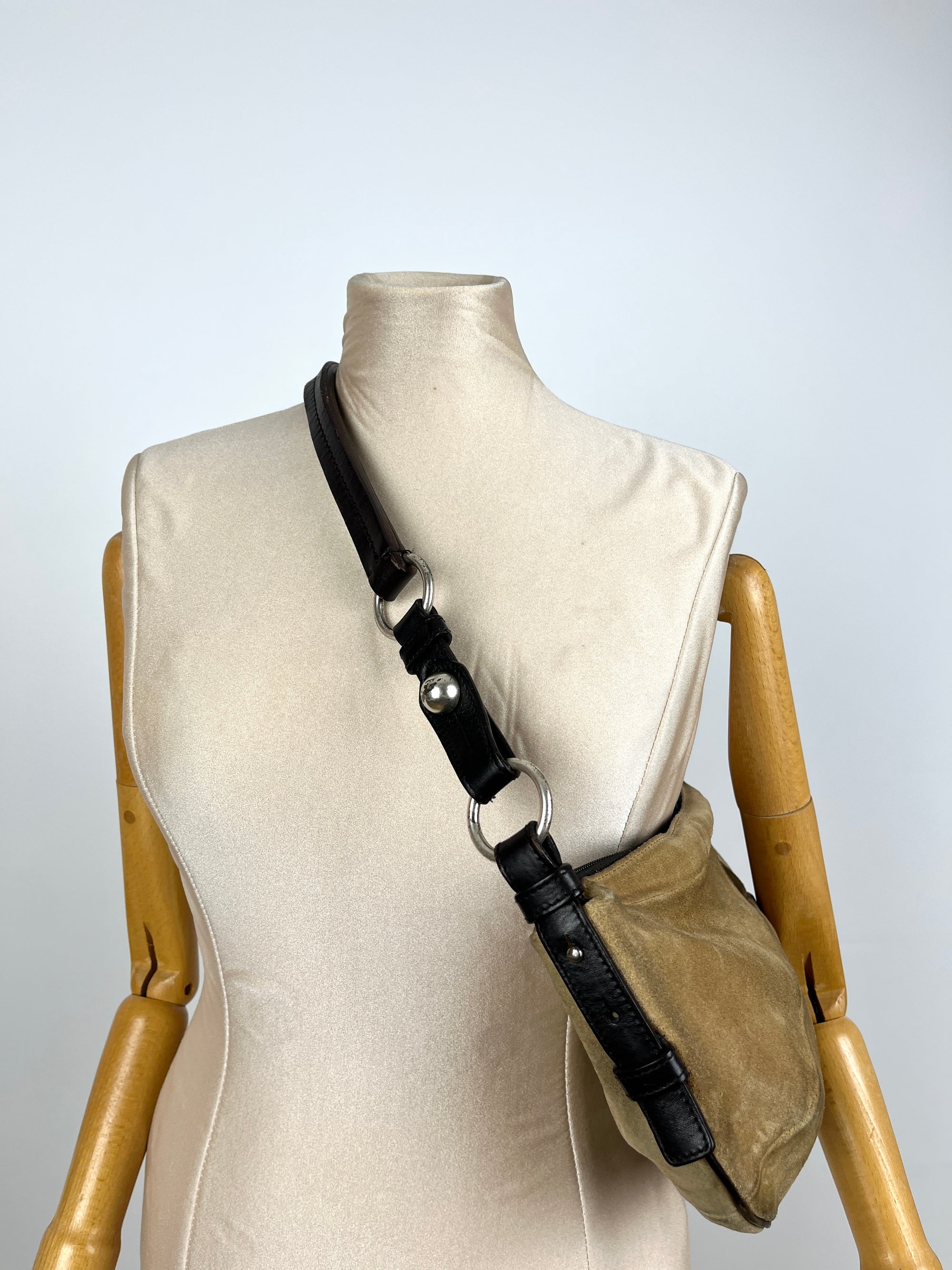 Yves Saint Laurent Suede Shoulder Bag