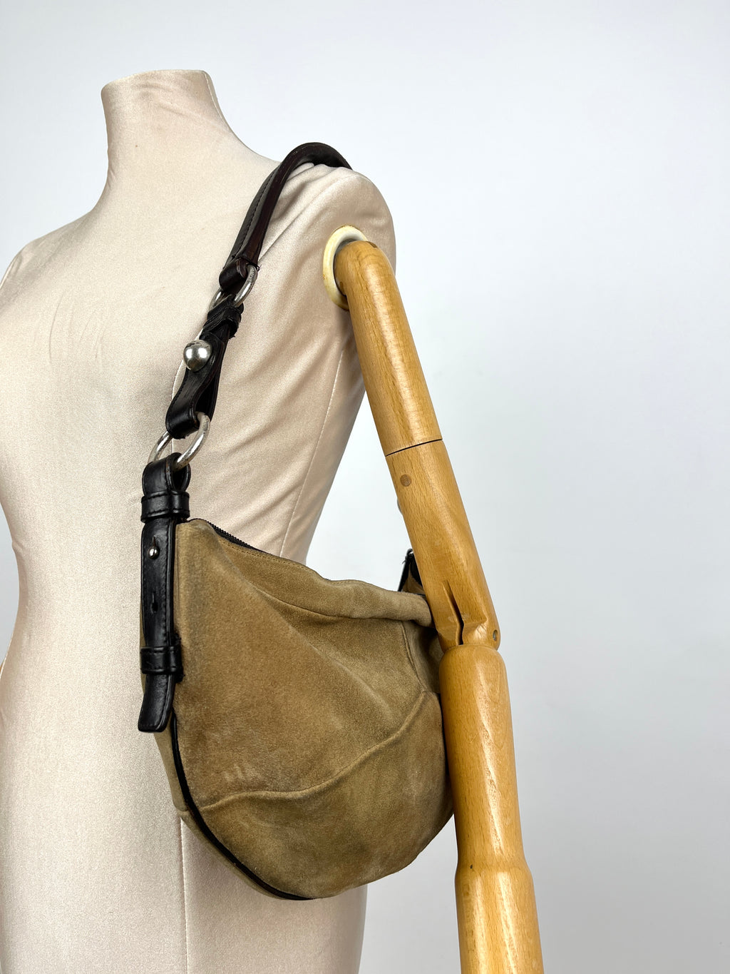 Yves Saint Laurent Suede Shoulder Bag
