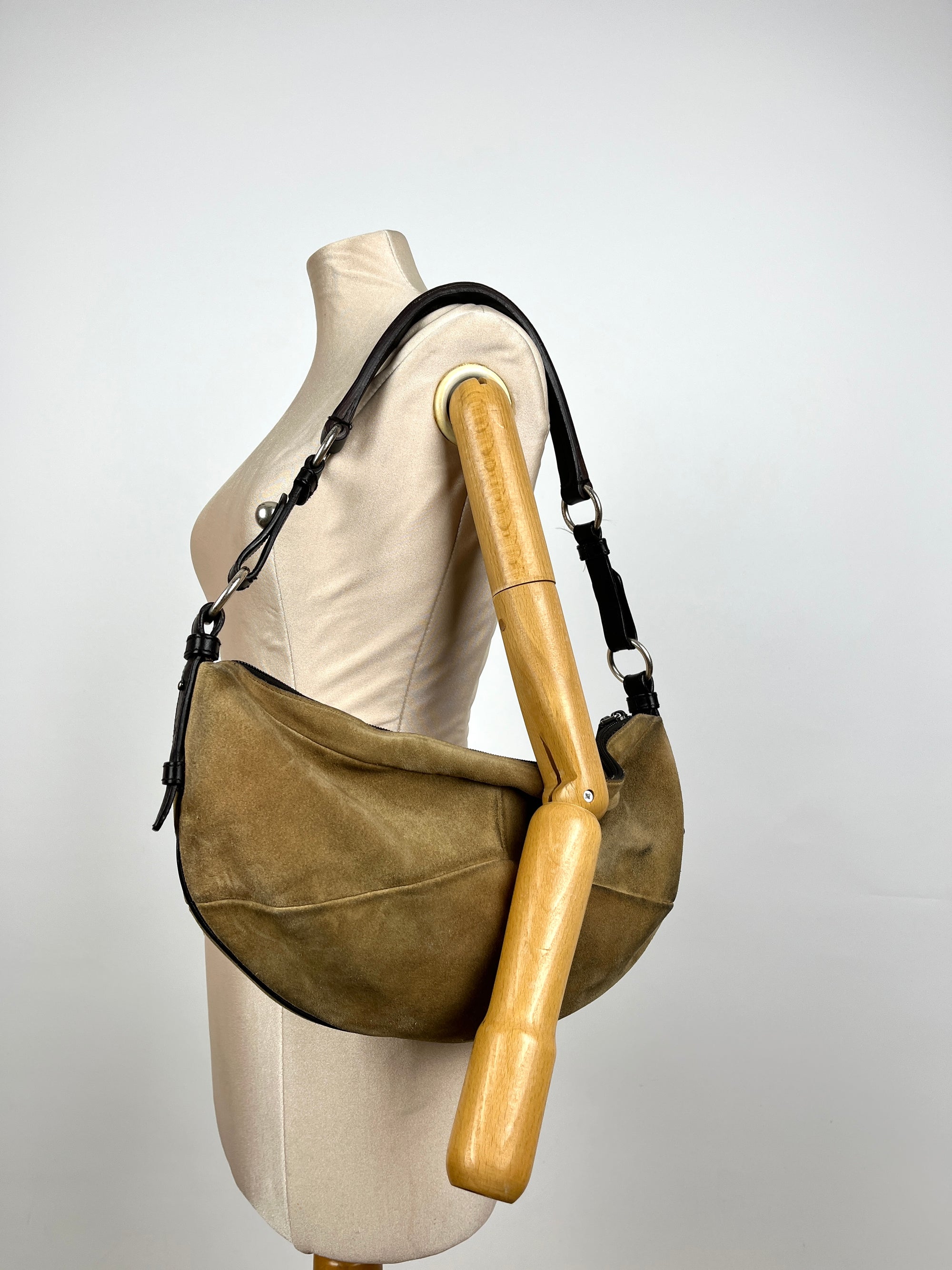 Yves Saint Laurent Suede Shoulder Bag