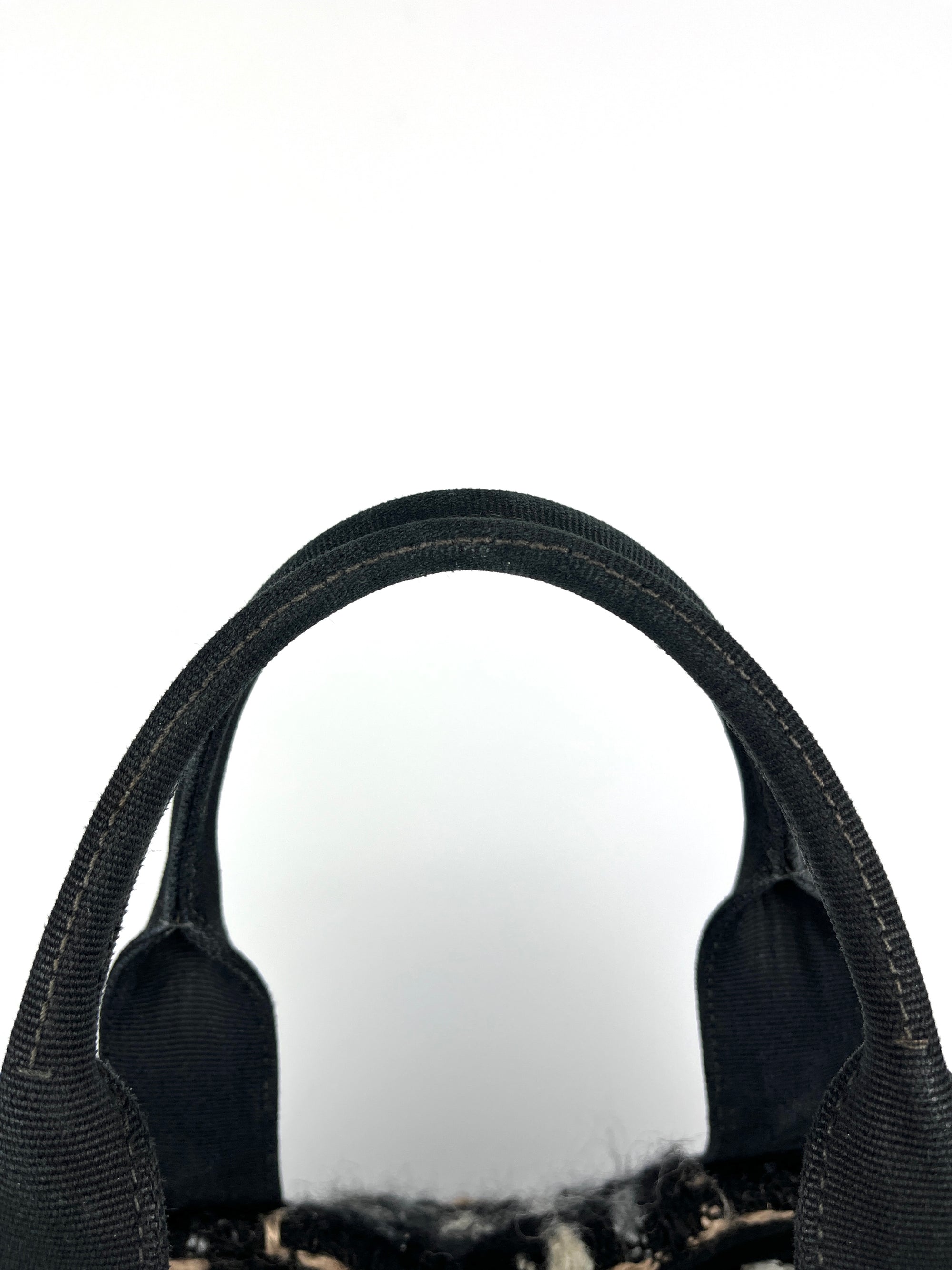 Prada Tweed Wool Travel Bag